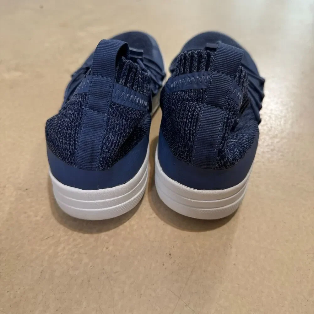 FitFlop Shoes Uberknit Ghillie Slip-on Sneaker Blue Lightweight Womens sz 10